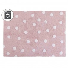 Ковер Polka Dots розовый-белый 120*160 Lorena Canals