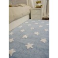Ковер Stars голубой с белым 120*160 Lorena Canals