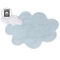 Ковер облако с подушкой голубой 110*170 Lorena Canals