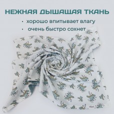 Плед для новорожденного Динозавры (100/130)