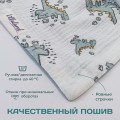 Плед для новорожденного Динозавры (100/130) от LILLALAND