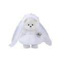 Lina Медведь белый в Платье Невесты  M (±30 см) от TeddyTales