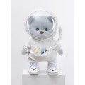 Lina Медведь голубо-серый Жених Астронавт в костюме  M (±30 см) от TeddyTales