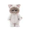 Lina Кошка Сиамская белая S (±20 см) от TeddyTales