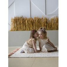 Хлопковый ковер Lillaland COLORFUL WHITE PINK 120*180
