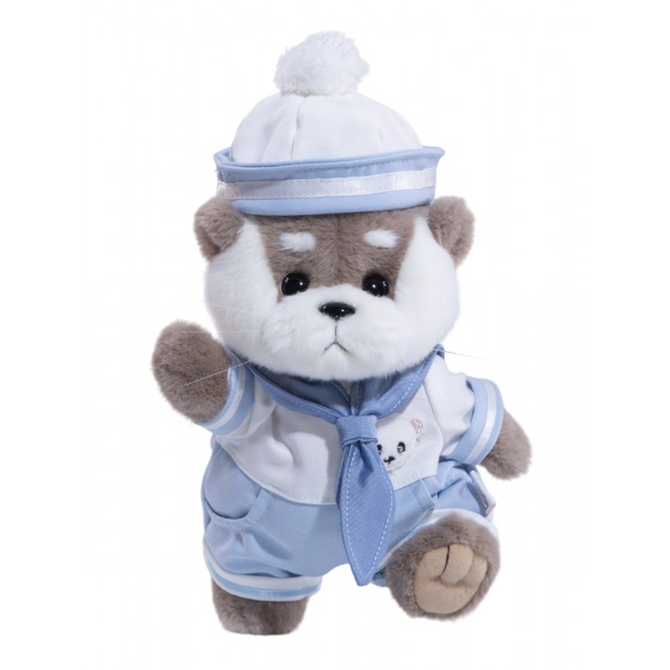 Lina Выдра Оскар серая в костюме размер M (±20 см) от TeddyTales