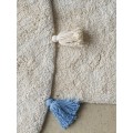 Хлопковый ковер Lillaland COLORFUL WHITE BLUE D140 от LILLALAND