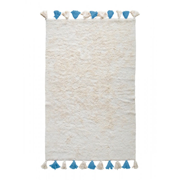 Хлопковый ковер Lillaland COLORFUL WHITE BLUE 120*180 от LILLALAND
