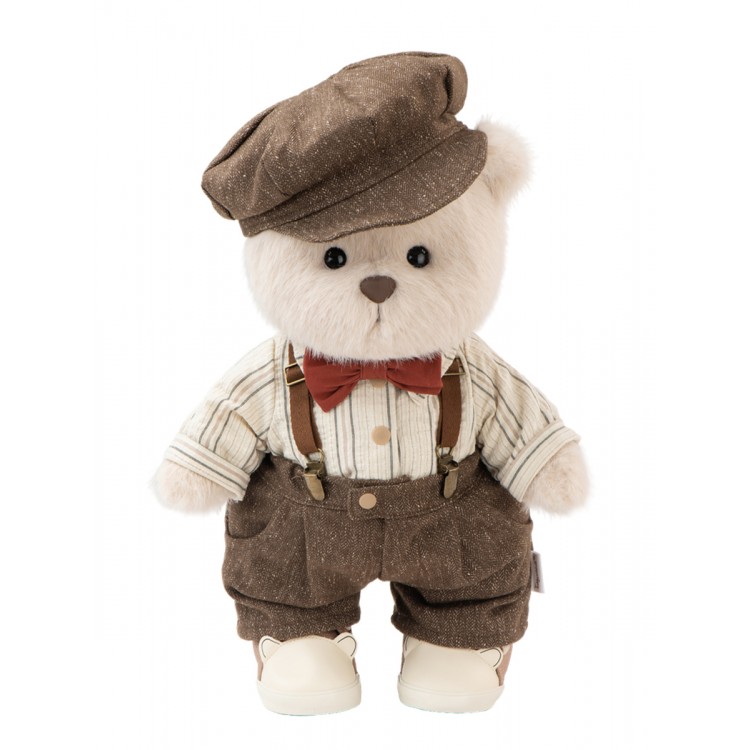 Lina Медведь молочный в Винтажном Костюме Жениха  M (±30 см) от TeddyTales
