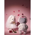 Lina Медведь белый Невеста Астронавта в платье  M (±30 см) от TeddyTales