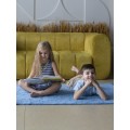 Хлопковый ковер Lillaland COLORFUL BLUE 120*180 от LILLALAND