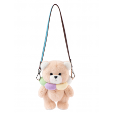 Lina Медведь Карманная серия Радужный цветочный медведь XS (±15 см) молочный цвет