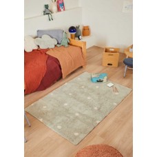 Ковер Горошек синий шалфей 100*150