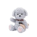 Lina Щенок Кудрявый M (±30 см) светло-серый цвет от TeddyTales Lina Щенок Кудрявый M (±30 см) светло-серый цвет от TeddyTales