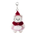 Lina Медведь белый в Костюме Красная шапочка брелок  XS (±15 см) от TeddyTales