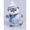 Lina Выдра Оскар серая в костюме размер M (±30 см) от TeddyTales