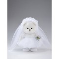 Lina Медведь белый в Платье Невесты  M (±30 см) от TeddyTales