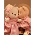 Lina Медведь молочный Сладкая парочка в костюме  M (±30 см) от TeddyTales