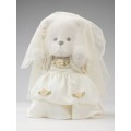 Lina Медведь белый в Винтажном платье невесты M (±30 см) от TeddyTales