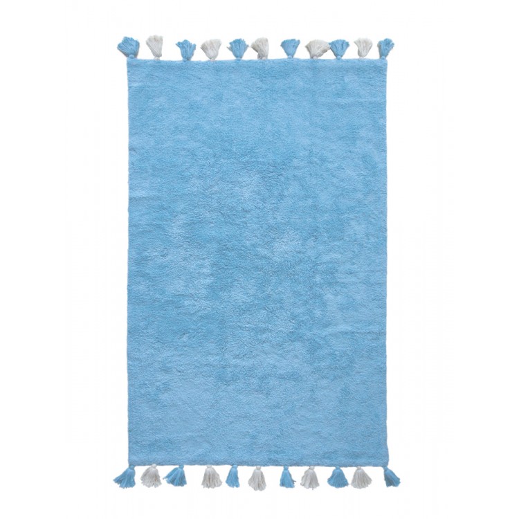 Хлопковый ковер Lillaland COLORFUL BLUE 120*180 от LILLALAND