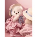 Lina Медведь молочный Сладкая парочка в костюме  M (±30 см) от TeddyTales