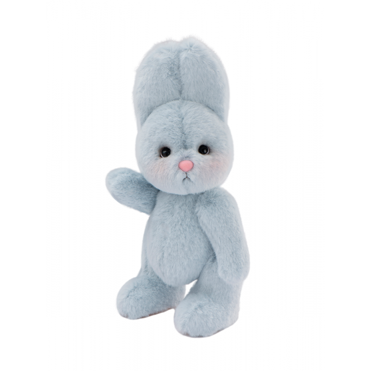 Lina Кролик S (±20 см) торчащие уши синий цвет от TeddyTales Lina Кролик S (±20 см) торчащие уши синий цвет от TeddyTales