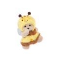 Lina Медведь молочный Пчелка брелок XS (±15 см) от TeddyTales Lina Медведь молочный Пчелка брелок XS (±15 см) от TeddyTales
