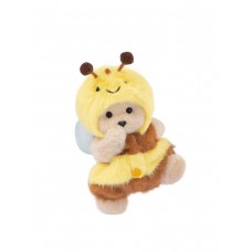 Lina Медведь молочный Пчелка брелок XS (±15 см)