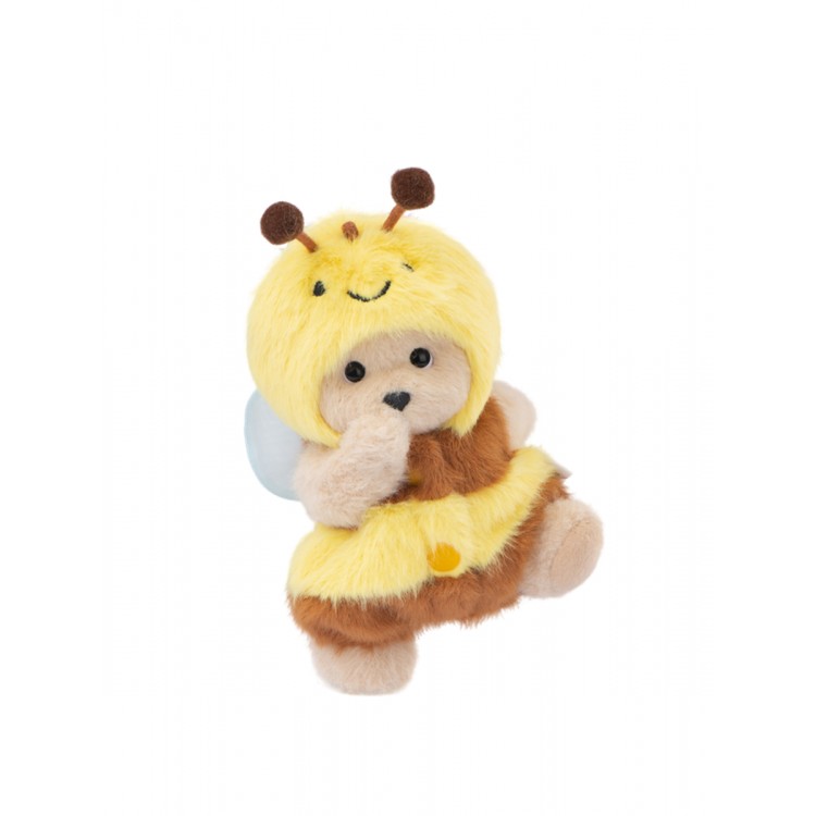 Lina Медведь молочный Пчелка брелок XS (±15 см) от TeddyTales Lina Медведь молочный Пчелка брелок XS (±15 см) от TeddyTales