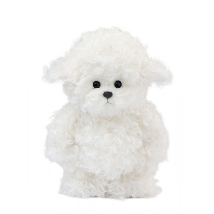 Lina Щенок Бишон белый S (±20 см) Маршмелоу от TeddyTales