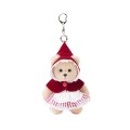 Lina Медведь молочный в Костюме Красная шапочка брелок XS (±15 см) от TeddyTales Lina Медведь молочный в Костюме Красная шапочка брелок XS (±15 см) от TeddyTales