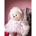 Lina Медведь голубо-серый Жених Астронавт в костюме  M (±30 см) от TeddyTales