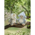 Lina Медведь белый в костюмчике Пингвин брелок XS (±15 см) от TeddyTales Lina Медведь белый в костюмчике Пингвин брелок XS (±15 см) от TeddyTales