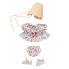 Богемный комплект с юбкой M (с туфлями, шляпой)