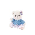 Lina Медведь Незабудка пудинговый цвет с костюмом S (±20 см) от TeddyTales Lina Медведь Незабудка пудинговый цвет с костюмом S (±20 см) от TeddyTales