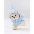 Lina Медведь Эверест молочный с костюмом-брелком XS (±15 см) от TeddyTales Lina Медведь Эверест молочный с костюмом-брелком XS (±15 см) от TeddyTales