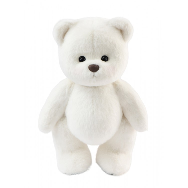 Lina Медведь (длинная шерсть) M (±30 см) белый цвет от TeddyTales Lina Медведь (длинная шерсть) M (±30 см) белый цвет от TeddyTales