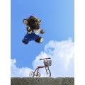 Lina Щенок Фил в одежде S (±20 см) кучерявый коричневый цвет от TeddyTales