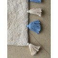 Хлопковый ковер Lillaland COLORFUL WHITE BLUE 120*180 от LILLALAND