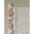 Хлопковый ковер Lillaland COLORFUL WHITE PINK 120*180 от LILLALAND