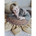 Круглая интерьерная подушка Подсолнух 90*90 от Lorena Canals
