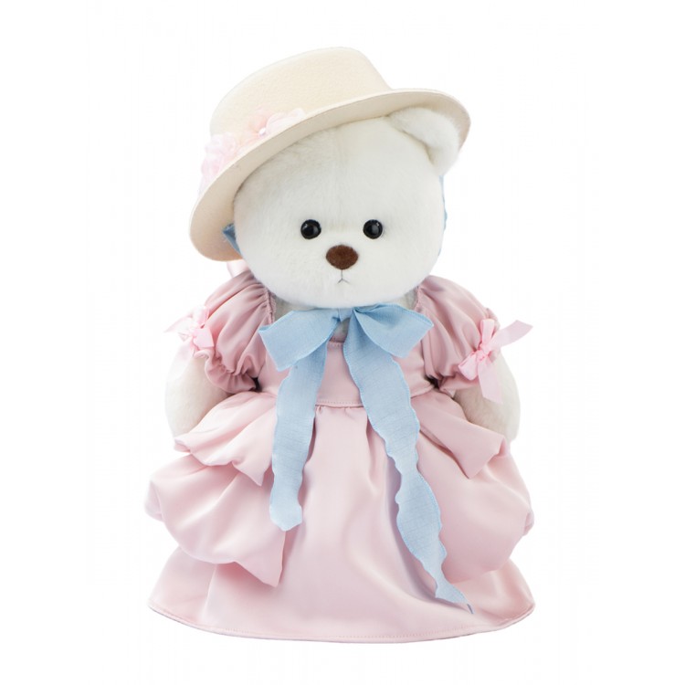 Lina Медведь белый Сладкая парочка в платье M (±30 см) от TeddyTales