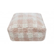 Подушка-пуф Шахматы розовый 20*40*40