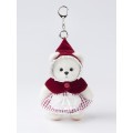Lina Медведь белый в Костюме Красная шапочка брелок  XS (±15 см) от TeddyTales