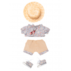 Богемный мужской комплект M (с туфлями, шляпой)