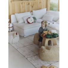 Хлопковый ковер Квадратные поля 90*130