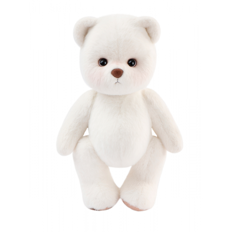 Lina Медведь (короткая шерсть) M (±30 см) русский белый цвет от TeddyTales Lina Медведь (короткая шерсть) M (±30 см) русский белый цвет от TeddyTales