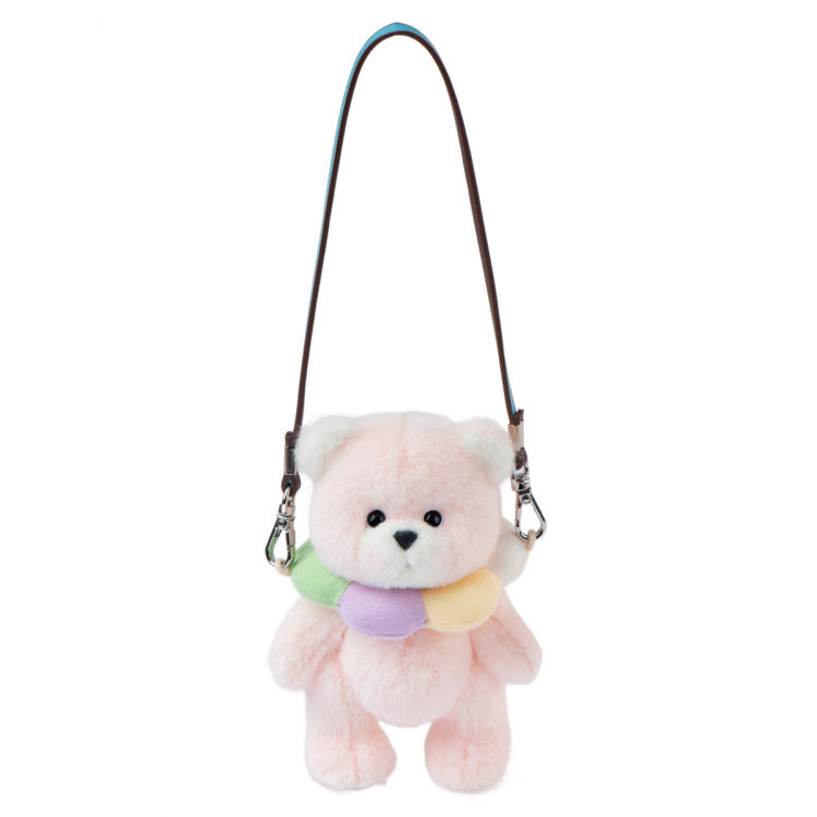 Lina Медведь Карманная серия Радужный цветочный медведь XS (±15 см) розовый цвет от TeddyTales Lina Медведь Карманная серия Радужный цветочный медведь XS (±15 см) розовый цвет от TeddyTales