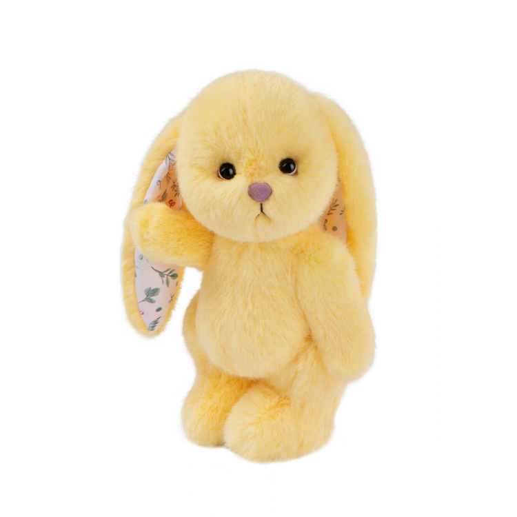 Lina Кролик S (±20 см) висячие уши с принтом жёлтый цвет лимитированная версия от TeddyTales Lina Кролик S (±20 см) висячие уши с принтом жёлтый цвет лимитированная версия от TeddyTales