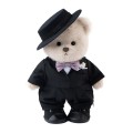 Lina Медведь молочный в Костюме Жениха M (±30 см) от TeddyTales Lina Медведь молочный в Костюме Жениха M (±30 см) от TeddyTales